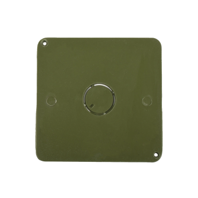 [ATUP-34T] Tapa para Caja Cuadrada de 4 " para instalaciones con tubería PVC Conduit pesado.