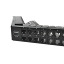 Patch Panel UTP Z-MAX Categoría 6A, de 48 Puertos, Angulado, 1UR