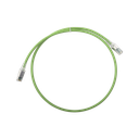 Patch Cord Z-MAX Cat6A S/FTP, CM/LS0H, 0.91 metros (3 pies), Color Verde, Versión Bulk (Sin Empaque Individual)