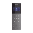 Videoportero IP Multiapartamento con Reconocimiento Facial / Llamada a App HikConnect (requiere monitor) / Protección IP65 / Apertura por Rostro, Tarjeta o App