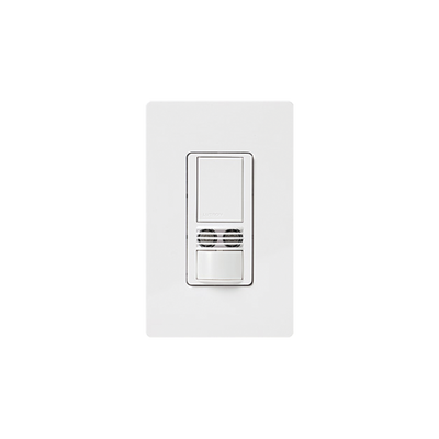 [MS-B102-WH] (XCT) Apagador con sensor de presencia y PIR ultrasónico, ideal para oficinas privadas y baño.