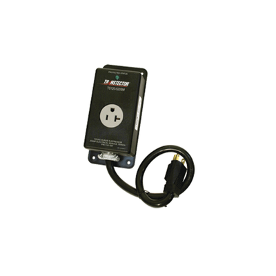 [TS-120-520SM] Protector Contra Sobretensiones A 120 VAC Con Tecnología Diodo Avalncha de Silicio SASD Con Conector NEM 5-20