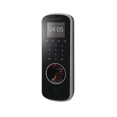 [BSL2OM] BioStation L2 Lector de Huella Delgado con Teclado Touch y  Lector 13.56 MHz MIFARE®/ NFC /DESFire/DESFire EV1/ Felica