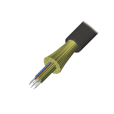 [9GD8P012G-E201A] Cable de Fibra Óptica de 12 Hilos, Interior/Exterior, Tight Buffer, No Conductiva (Dieléctrica), Plenum, Monomodo OS2, 1 Metro (3.28 Pies)