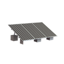 Montaje para 3 Panel Solar, Riel "8" de 4050mm para Módulos con Espesor de 35mm, Velocidad de Viento Máx. 136km/h (20° a 45°)