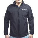 Elegante Chamarra para Caballero Color Negro Fabricada en Poliéster Dry Fit Impermeable