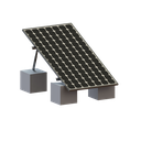Montaje para Panel Solar, Riel "8" de 1400mm para Módulos con Espesor de 35mm, Velocidad de Viento Máx. 136km/h (20° a 45°)