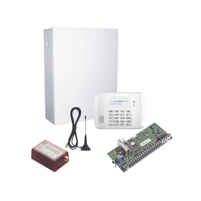 [VISTA48/6162RFCOM] KIT de Panel de Alarma Hibrido/Teclado 6162RF Y Comunicador MN01LTEM - 2 años de servicio incluidos