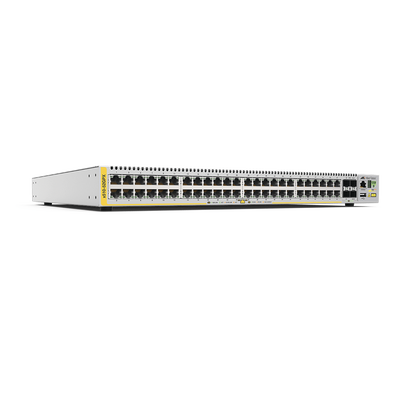 [AT-X510-52GPX-10] Switch PoE+ Stackeable Capa 3, 48 puertos 10/100/1000 Mbps + 4 puertos SFP+ 10 G, 370 W, fuente redundante
