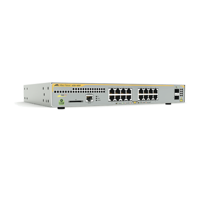 [AT-X230-18GP-10] Switch PoE+ Administrable Capa 3, 16 Puertos 10/100/1000 Mbps + 2 SFP Gigabit, 247 W