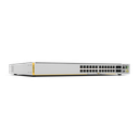 Switch Stackeable Capa 3, 24 puertos 10/100/1000 Mbps + 4 puertos SFP+ 10 G, fuente redundante