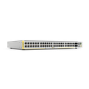 Switch Stackeable Capa 3, 48 puertos 10/100/1000 Mbps + 4 puertos SFP+ 10 G, fuente redundante