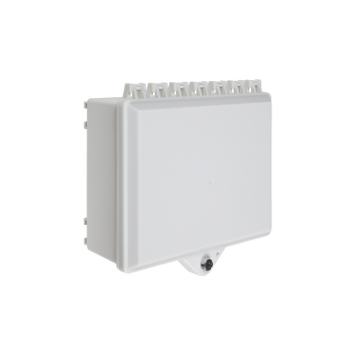 [STI-7520-OW] Gabinete de Policarbonato Blanco Súper Resistente, para Uso en Interior o Exterior, Cerradura con Llave