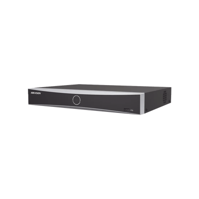 [DS-7608NXI-K1(B)] NVR 12 Megapíxel (4K) / 8 canales IP / AcuSense (Evita Falsas Alarmas)  / Reconocimiento Facial / 1 Bahía de Disco Duro / HDMI en 4K / Sin Puertos PoE