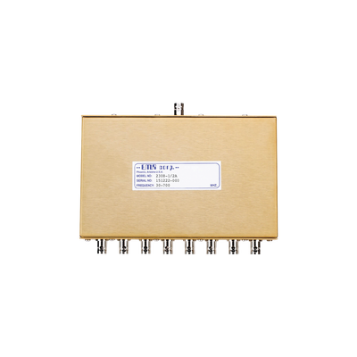 [2308-1/2A] Divisor de Potencia EMR de 8 Vías, 30-700 MHz, 0.5 Watt, Conectores BNC Hembra.