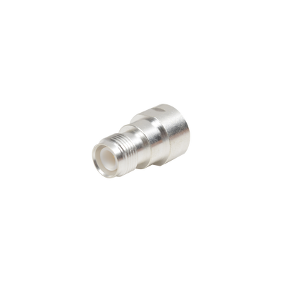 [PT-4000-136] Adaptador UNIDAPT Hembra a TNC Hembra Inverso. Plata / Oro / Teflón.