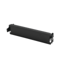Placa adaptadora Quick-Pack, Ciega, Color Negro
