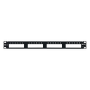 Patch Panel MAX Modular (Vacío), de 24 Puertos, Plano, 1UR