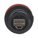 Conector Z-MAX Industrial (Ruggedized), Cat6A, Blindado, Uso Exterior IP66/IP67