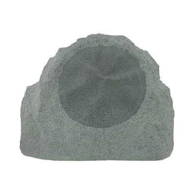 [RK-8-GY] Altavoz Exterior de 2 vías con forma de roca, Woofer de polipropileno de 8 ", Tweeter de titanio de 1", Gris. 5 - 150 W, 8 ohms