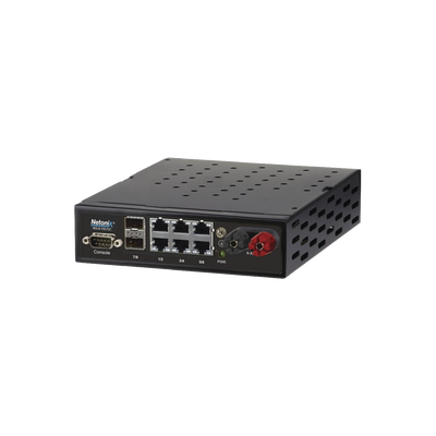 [WS8150DC] Switch WISP PoE pasivo Administrable de 8 puertos (6 PoE Gigabit + 2 SFP) entrada de 9-72 Vcc