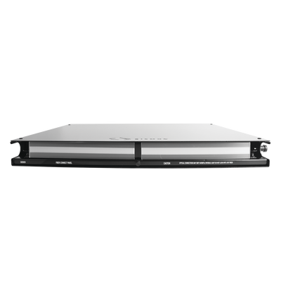 [FCP3-DWR] Panel de Conexión de Fibra para Rack de 19in, Bandeja Deslizable, Acepta 3 Placas Quick Pack, Hasta 72 Fibras, 1 UR