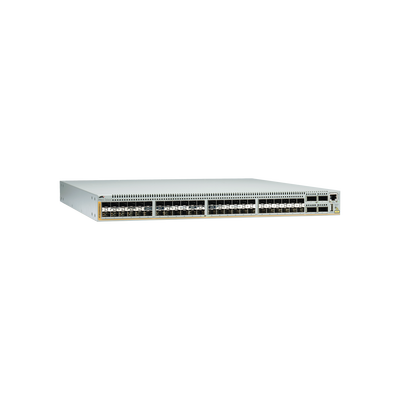 [AT-DC2552XS/L3] Switch Stack L3, 48 ranuras SFP+, 4 ranuras QSFP+, 2 bahías para fuente de alimentación