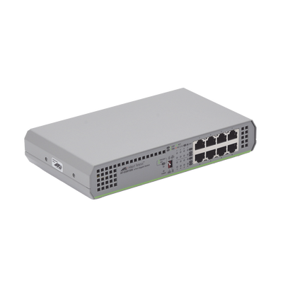 [AT-GS910-8-10] Switch Gigabit No Administrable, 8 Puertos 10/100/1000 Mbps fuente de alimentación interna