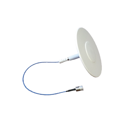 [DASUTWC500NF] Antena plana blanca DAS para techo, 698-2700 MHz, bajo PIM, N Hembra.