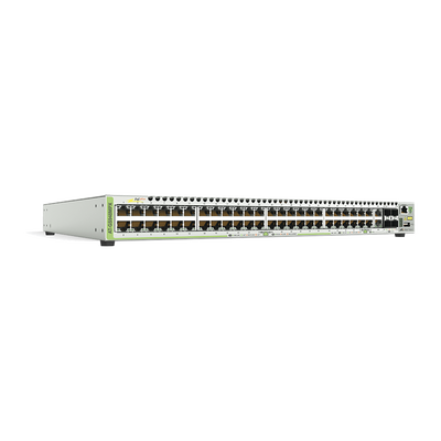 [AT-GS948MPX-10] Switch PoE+ Stackeable Capa 3, 48 puertos 10/100/1000 Mbps + 2 puertos SFP Combo + 2 puertos SFP+ 10 G Stacking, 370 W