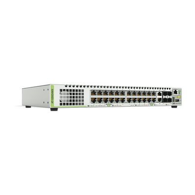 [AT-GS924-MX-10] Switch Stackeable Capa 3, 24 puertos 10/100/1000 Mbps + 2 puertos SFP Combo + 2 puertos SFP+ 10 G Stacking
