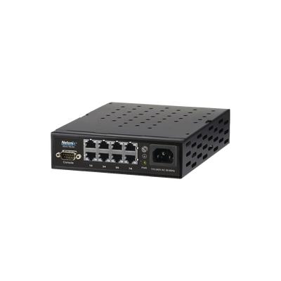 [WS8150AC] Switch WISP PoE Administrable de 8 puertos Gigabit, entrada de 110-120 Vca