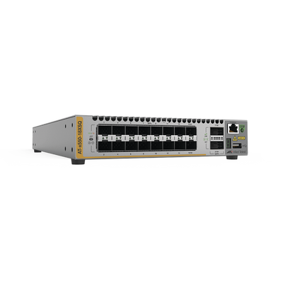 [AT-X550-18XSQ-10] Switch Stackeable Inteligente Capa 3, 16x 1/10G SFP+ y 2x 40G QSFP