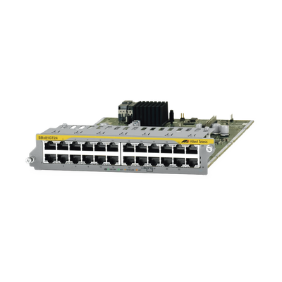 [AT-SBX81GT24] Tarjeta de línea Ethernet 10/100/1000T de 24 puertos, para SBx8100 Series