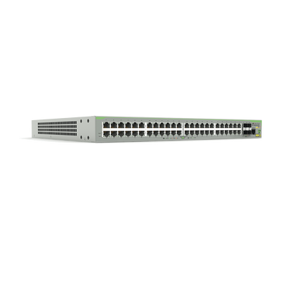 [AT-FS980M/52PS-10] Switch PoE+ Administrable CentreCOM FS980M, Capa 3 de 48 Puertos 10/100Mbps + 4 SFP Gigabit, 375W