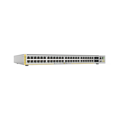[AT-X510L-52GT-10] Switch Capa 3, 48 puertos 10/100/1000 Mbps + 4 puertos SFP+ 10 G, fuente de alimentación simple