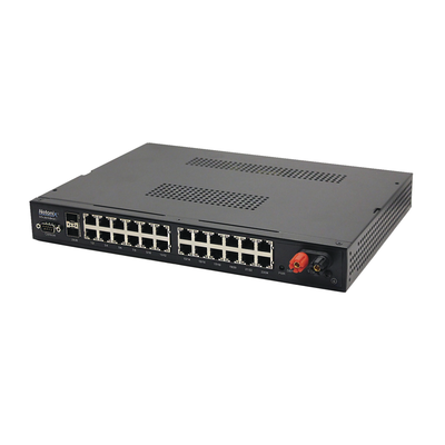 [WS26500DC] Switch WISP PoE Administrable de 26 puertos (24 PoE Gigabit + 2 SFP) entrada de 9-72 Vcc