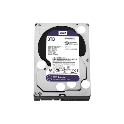 [WD30PURZ] Disco Duro PURPLE de 3TB / 3 AÑOS DE GARANTÍA / Para Videovigilancia