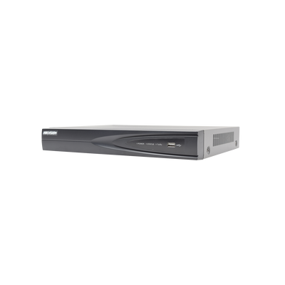[DS-7604NI-K1/4P] NVR 8 Megapixel (4K) / 4 canales IP / 1 Bahia de Disco Duro / 4 Puertos PoE+ / Salida de vídeo 4K