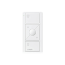 Control remoto PICO 3 botones encender/apagar, subir/bajar intensidad, color blanco, complemente con un atenuador Caseta, RA2, RadioRa2.
