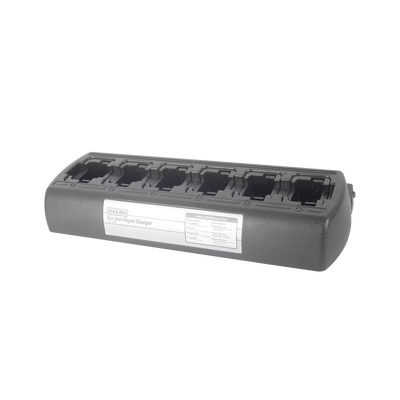 [PP-6C-APX6000] Multicargador rápido (6 Cavidades) de escritorio para radio Motorola APX6000XE/7000/XE/8000/XE/ para baterías NNTN7034/7038
