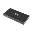Controlador de VIDEOWALL  de 2 x 2 / Distribuye en 4 pantallas el video de 1 Entrada HDMI  / Resolución 1080p a 60 Hz. / Salida de audio de 3.5mm / Modo pantalla Completa o Modo Clon / Muy Fácil de crear una pared de Video Wall