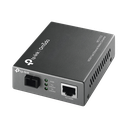 Convertidor Fibra Óptica WDM Monomodo / 1 puerto RJ45 10/100 Mbps / 1 puerto SC/UPC 100 Mbps /  Hasta 20 Km / Para su Funcionamiento Requiere el Modelo MC112CS / Plug and Play