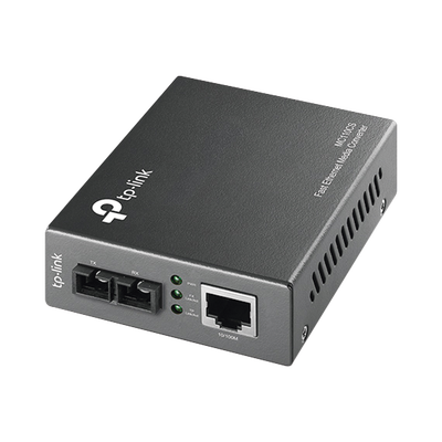 [MC110CS] Convertidor Fibra Óptica Monomodo /  1 Puerto RJ45 10/100 Mbps / Puerto Fibra Óptica SC 100 Mbps / Hasta 20 kilometros / Plug and Play