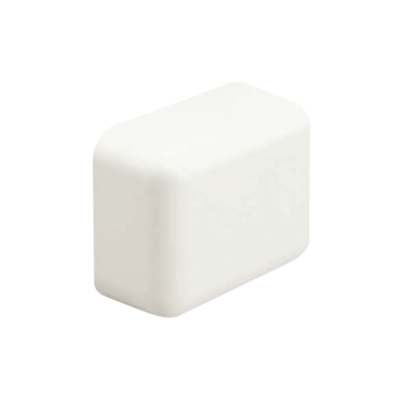 [ECF5IW-E] Tapa Final, para uso con canaleta LD5, material ABS, Color Blanco Mate
