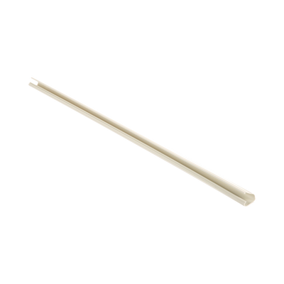 [LD3IW6-A] Canaleta LD3 de PVC rígido, con cinta adhesiva para instalación sin herramientas, 19.6 x 11.2 x 1828.8 mm, Color Blanco Mate