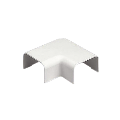 [RAF10IW-X] Conexión en ángulo recto "L", para uso con canaleta LD10, material ABS, Color Blanco Mate