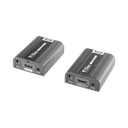 Kit Extensor HDMI para distancias de 30 metros / Resolución 4K x 2K@ 30 Hz/ Cat 6, 6a y 7 / HDCP2.2 / HDMI 2.0  / Soporta PCM, HDbitT / Soporta control remoto del equipo fuente.