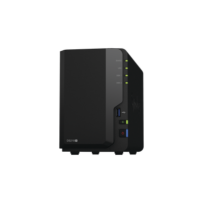 [DS218PLUS] Servidor NAS de escritorio con 2 bahías / Hasta 24 TB / Hasta 6GB RAM / Hasta 25 cámaras