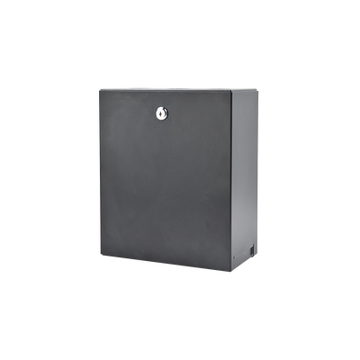 Gabinete con Punto de Consolidación de 24 Puertos, Compatible con conectores Keystone, Instalación en Pared o techo falso, Se envía el Gabinete Armado.